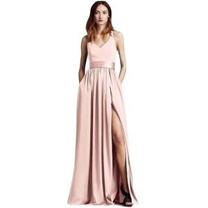 vera wang ruffle bridesmaid dress Vera Wang Dresses | Vera Wang Vw360274 | Color: Pink